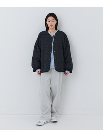 【congés payés】｜2BUY10%OFF・3BUY20%OFF｜【11月お気に入り登録ブランド内3位】フォークロア刺繍ショートジャケット 詳細画像 チャコールグレー 15