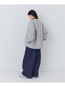 【congés payés】｜2BUY10%OFF・3BUY20%OFF｜【11月お気に入り登録ブランド内3位】フォークロア刺繍ショートジャケット 詳細画像 チャコールグレー 3