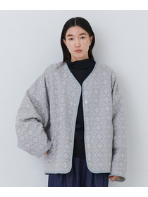 【congés payés】｜2BUY10%OFF・3BUY20%OFF｜【11月お気に入り登録ブランド内3位】フォークロア刺繍ショートジャケット 詳細画像 チャコールグレー 4