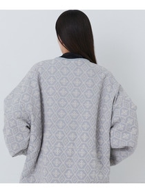 【congés payés】｜2BUY10%OFF・3BUY20%OFF｜【11月お気に入り登録ブランド内3位】フォークロア刺繍ショートジャケット 詳細画像 チャコールグレー 9