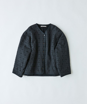 【congés payés】｜2BUY10%OFF・3BUY20%OFF｜【11月お気に入り登録ブランド内3位】フォークロア刺繍ショートジャケット 詳細画像 チャコールグレー 1