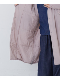 【congés payés】｜2BUY10%OFF・3BUY20%OFF｜【11月ベストセラーブランド内4位】中綿ステンカラーコート 詳細画像 ブルーグリーン 11