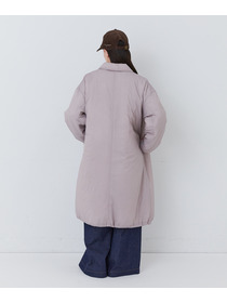 【congés payés】｜2BUY10%OFF・3BUY20%OFF｜【11月ベストセラーブランド内4位】中綿ステンカラーコート 詳細画像 ブルーグリーン 3