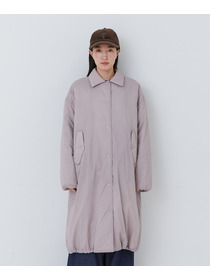 【congés payés】｜2BUY10%OFF・3BUY20%OFF｜【11月ベストセラーブランド内4位】中綿ステンカラーコート 詳細画像 ブルーグリーン 5