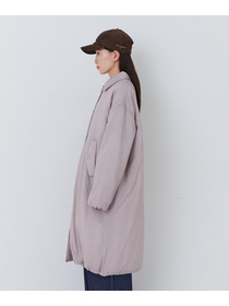 【congés payés】｜2BUY10%OFF・3BUY20%OFF｜【11月ベストセラーブランド内4位】中綿ステンカラーコート 詳細画像 ブルーグリーン 6