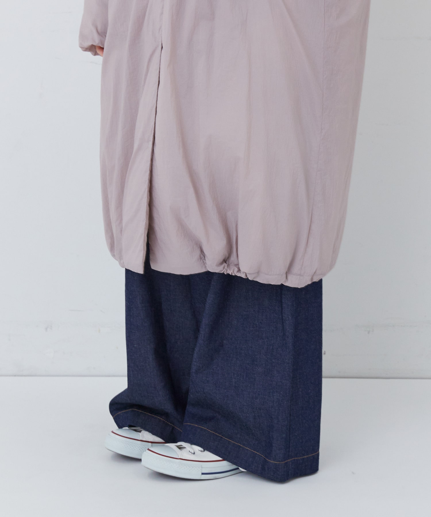 【congés payés】｜2BUY10%OFF・3BUY20%OFF｜【11月ベストセラーブランド内4位】中綿ステンカラーコート 詳細画像 ブルーグリーン 10