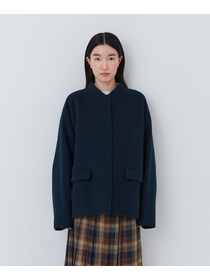 【congés payés】｜2BUY10%OFF・3BUY20%OFF｜ウールビーバーショートコート 詳細画像 ブラック 5
