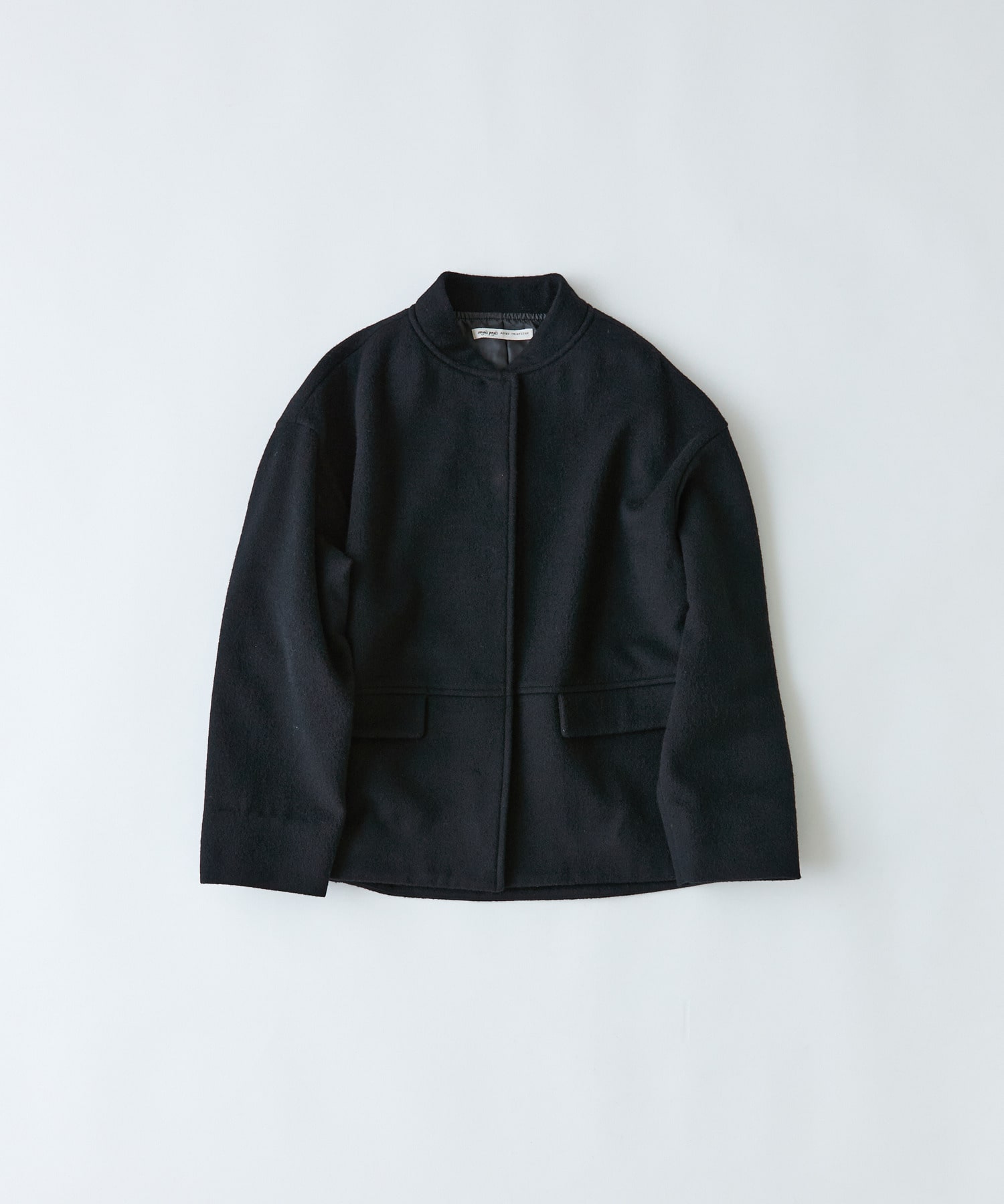 【congés payés】｜2BUY10%OFF・3BUY20%OFF｜ウールビーバーショートコート 詳細画像 ブラック 1