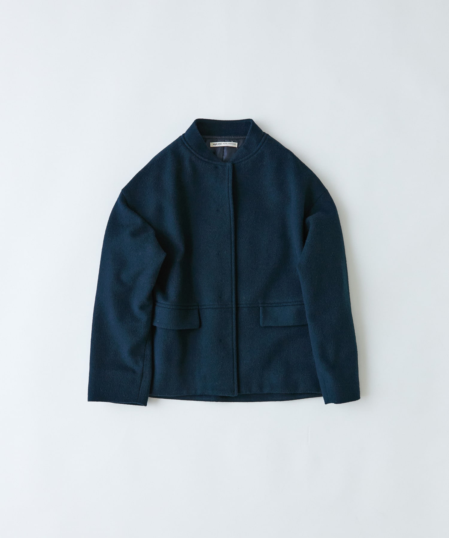 【congés payés】｜2BUY10%OFF・3BUY20%OFF｜ウールビーバーショートコート 詳細画像 ネイビー 1