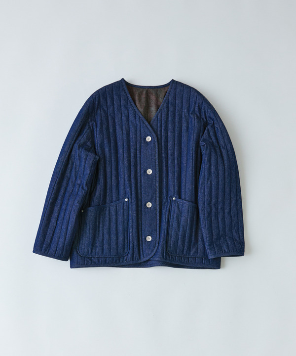 【congés payés】｜2BUY10%OFF・3BUY20%OFF｜デニムキルティングブルゾン