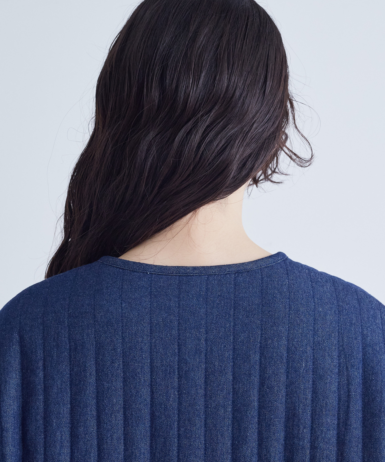 【congés payés】デニムキルティングブルゾン 詳細画像 インディゴブルー 9