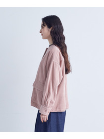 【congés payés】｜2BUY10%OFF・3BUY20%OFF｜【FAVE】コーデュロイブルゾン 詳細画像 ブラウン 15