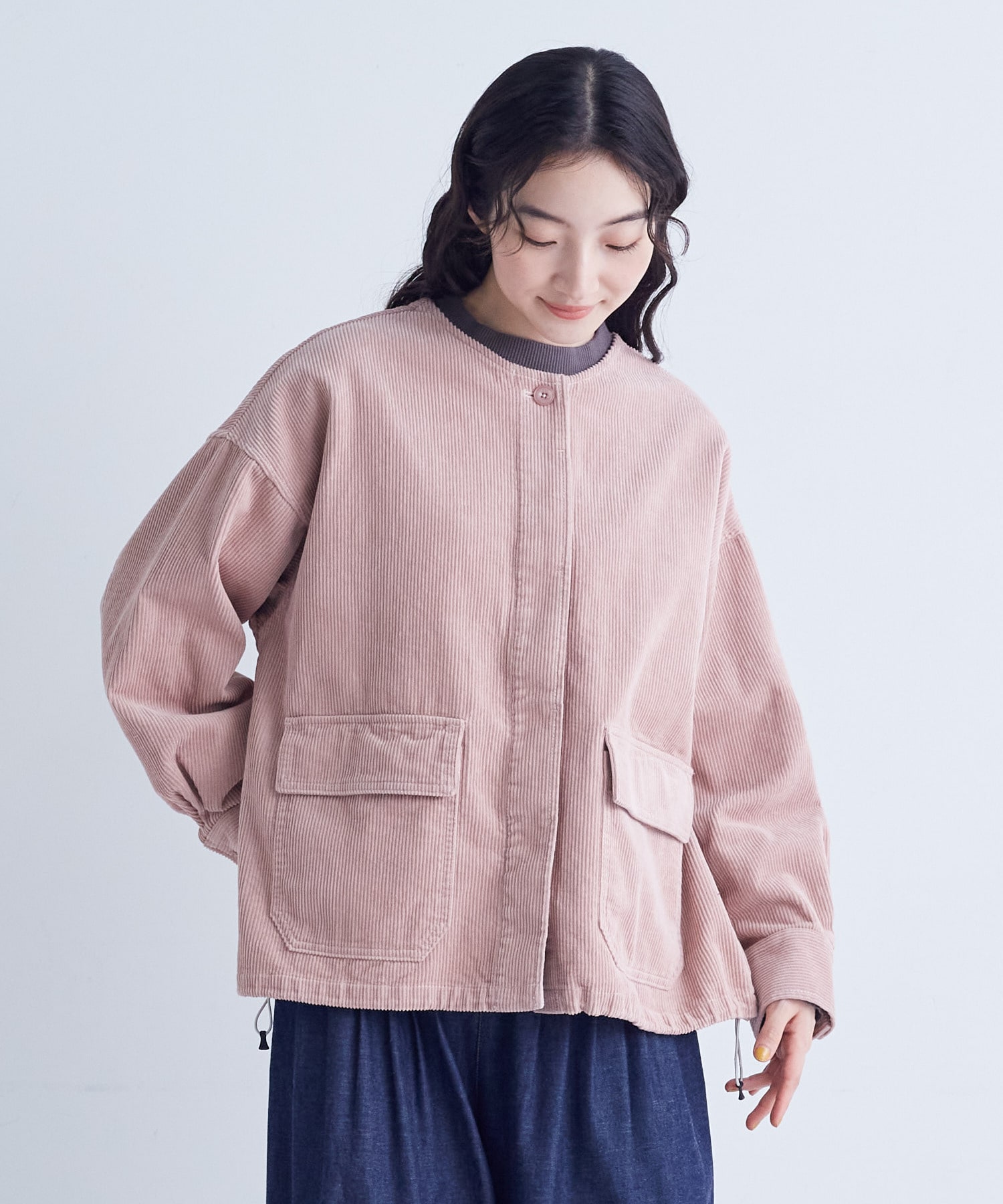 【congés payés】｜2BUY10%OFF・3BUY20%OFF｜【FAVE】コーデュロイブルゾン 詳細画像 ブラウン 13