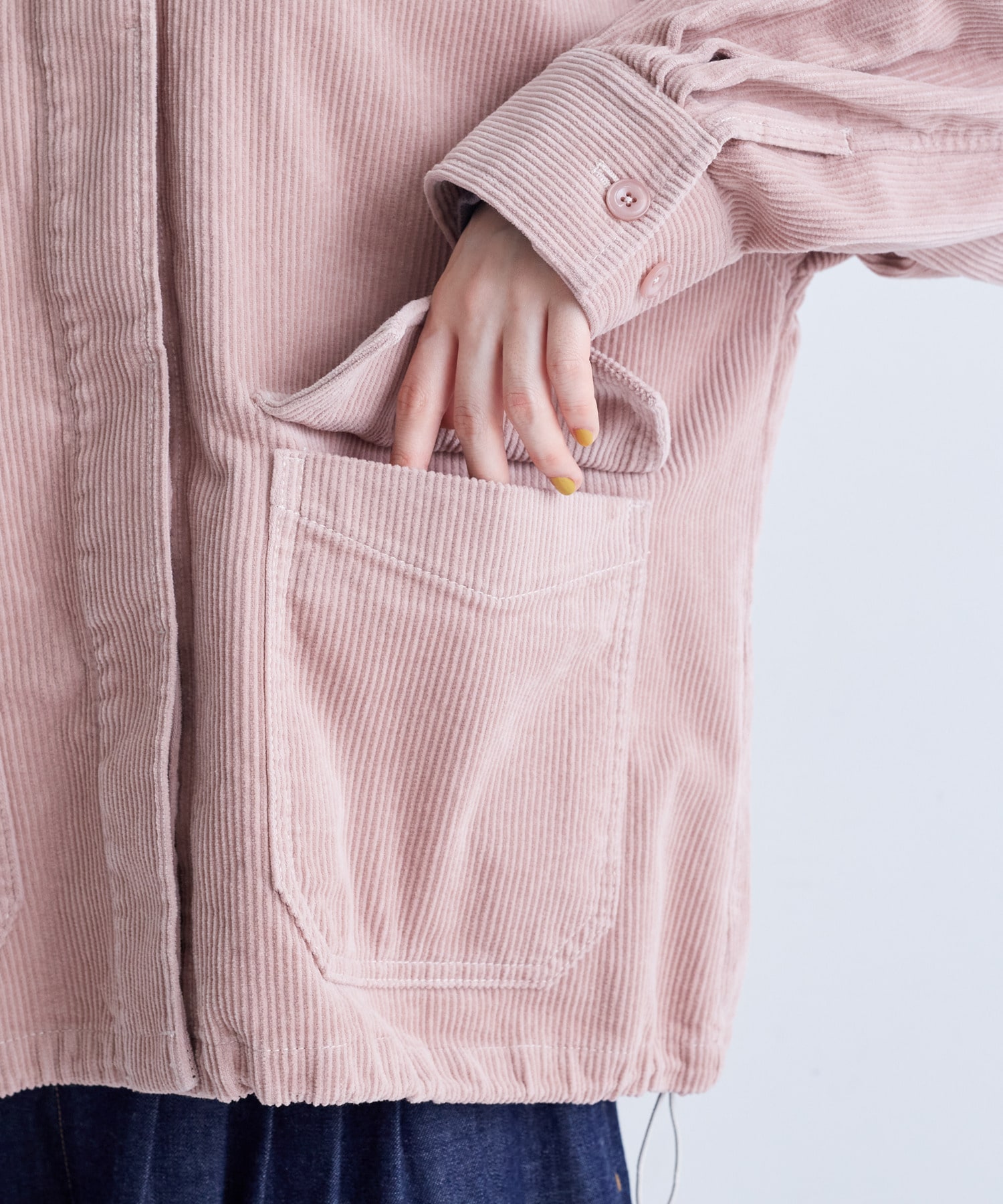 【congés payés】｜2BUY10%OFF・3BUY20%OFF｜【FAVE】コーデュロイブルゾン 詳細画像 ブラウン 20