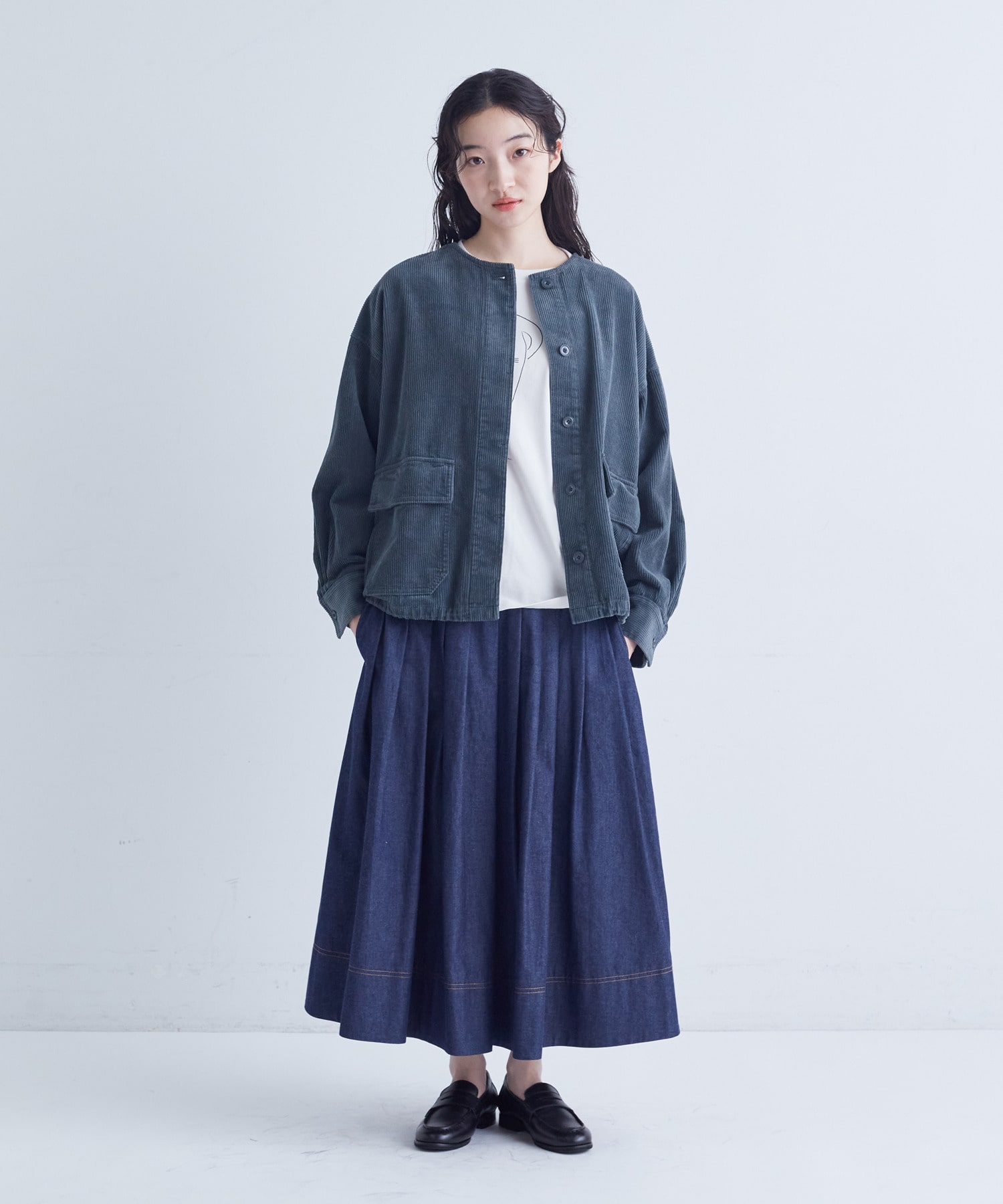 【congés payés】｜2BUY10%OFF・3BUY20%OFF｜【FAVE】コーデュロイブルゾン 詳細画像 ブラウン 23