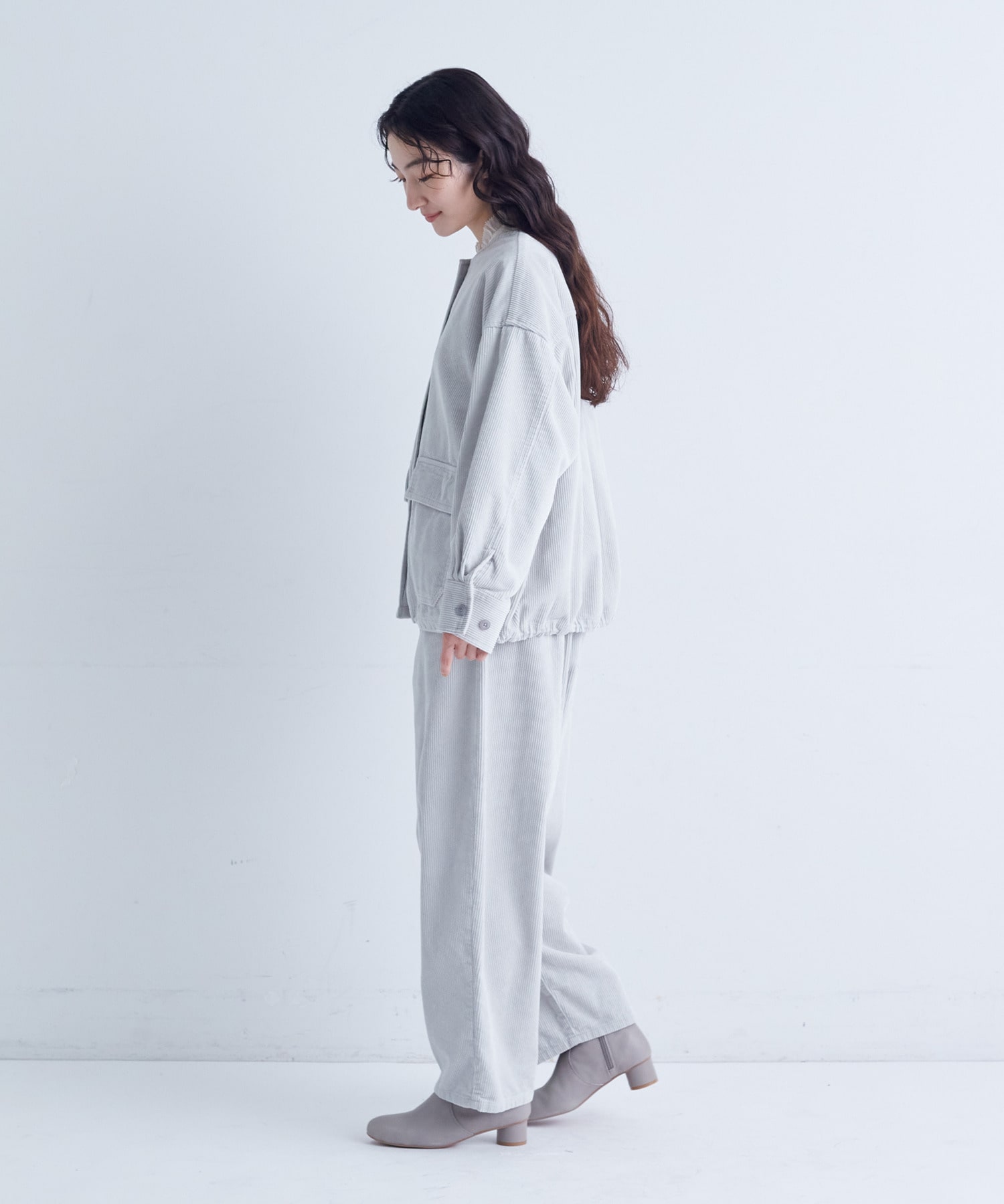 【congés payés】｜2BUY10%OFF・3BUY20%OFF｜【FAVE】コーデュロイブルゾン 詳細画像 ブラウン 3