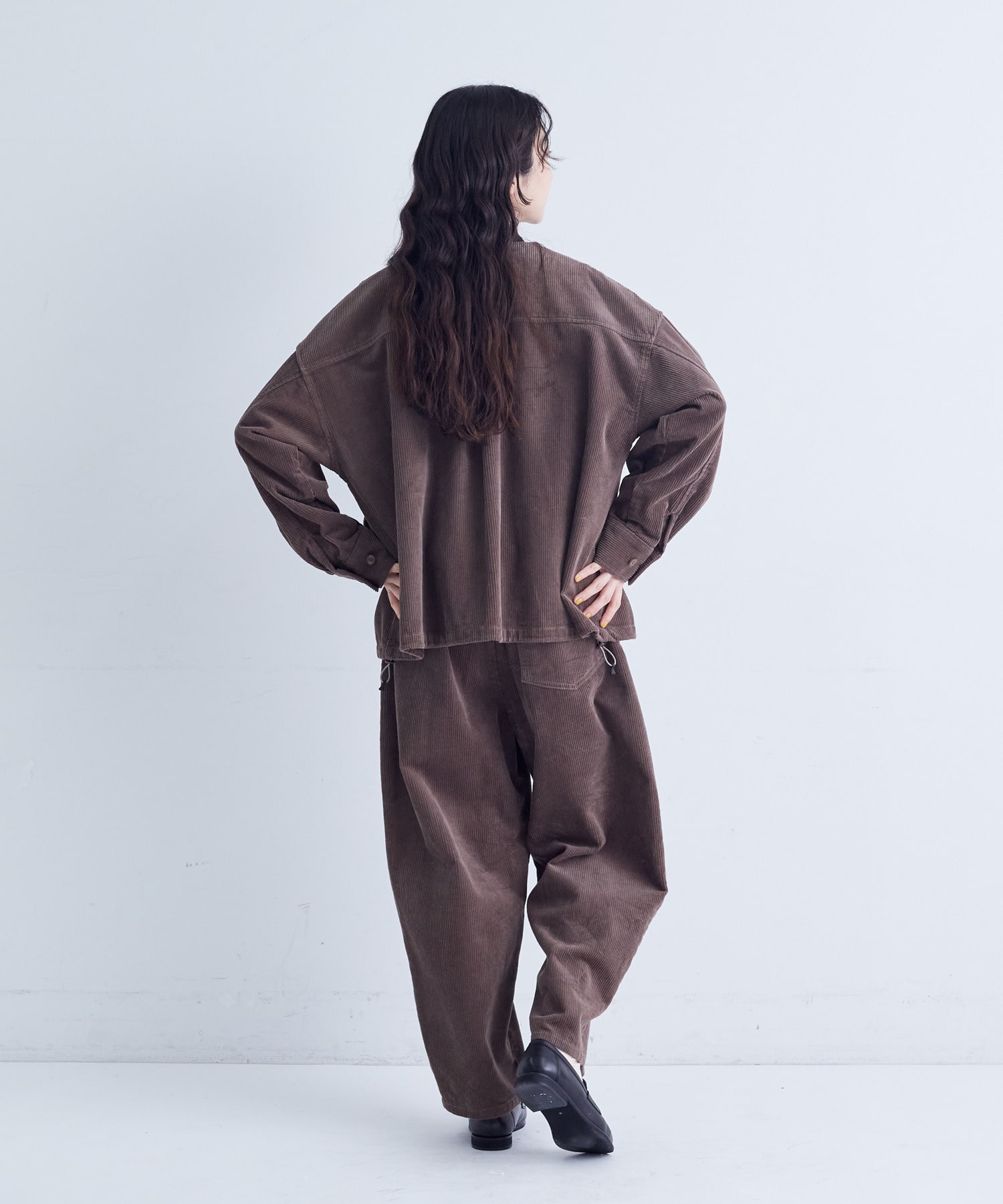 【congés payés】｜2BUY10%OFF・3BUY20%OFF｜【FAVE】コーデュロイブルゾン 詳細画像 ブラウン 32