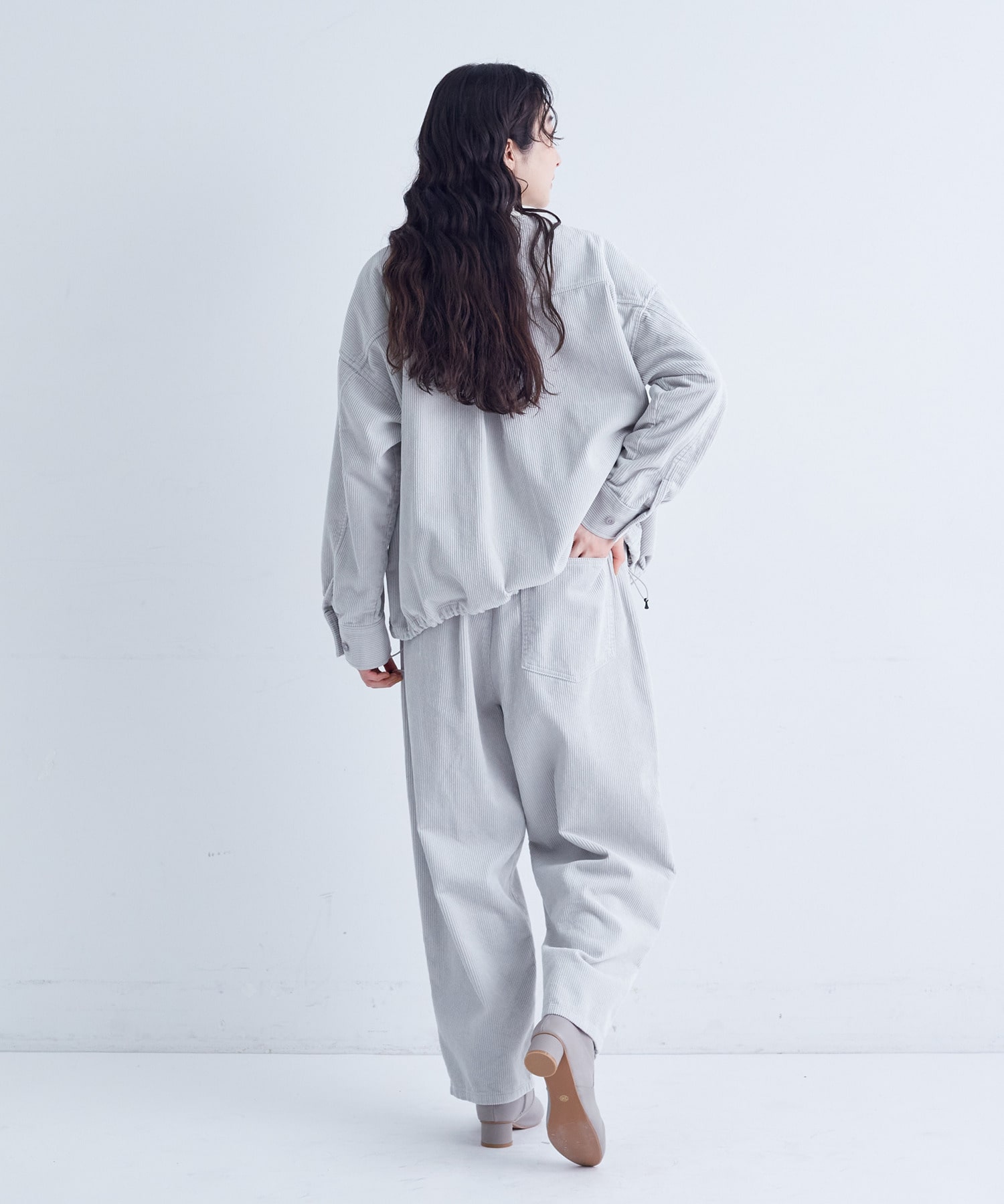 【congés payés】｜2BUY10%OFF・3BUY20%OFF｜【FAVE】コーデュロイブルゾン 詳細画像 ブラウン 4