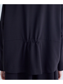 【congés payés】ラウンドカラーショートジャケット 詳細画像 ブラック 11