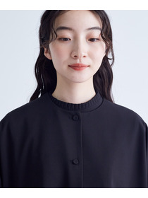 【congés payés】ラウンドカラーショートジャケット 詳細画像 ブラック 7