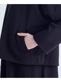 【congés payés】ラウンドカラーショートジャケット 詳細画像 ブラック 9