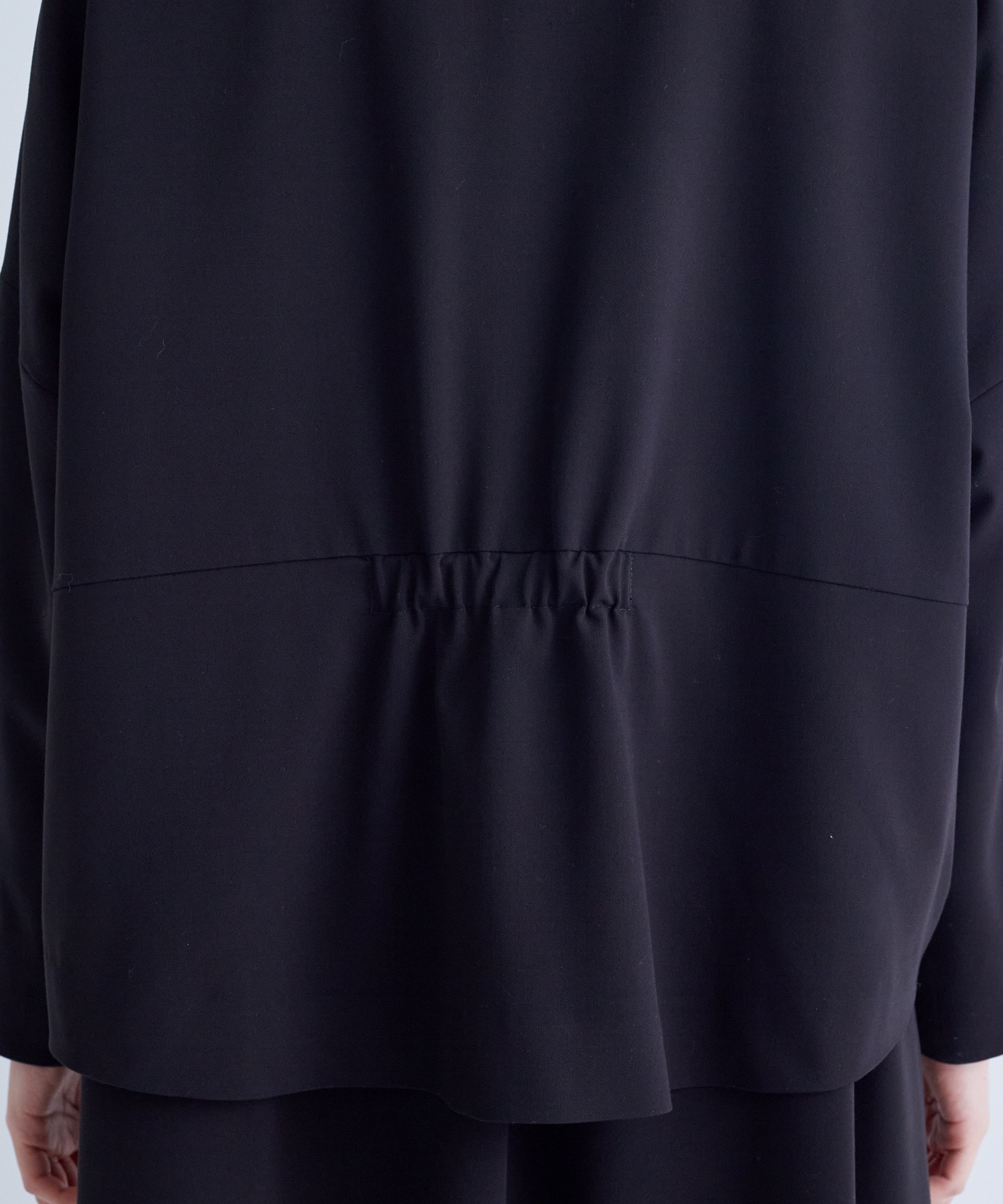 【congés payés】ラウンドカラーショートジャケット 詳細画像 ブラック 11