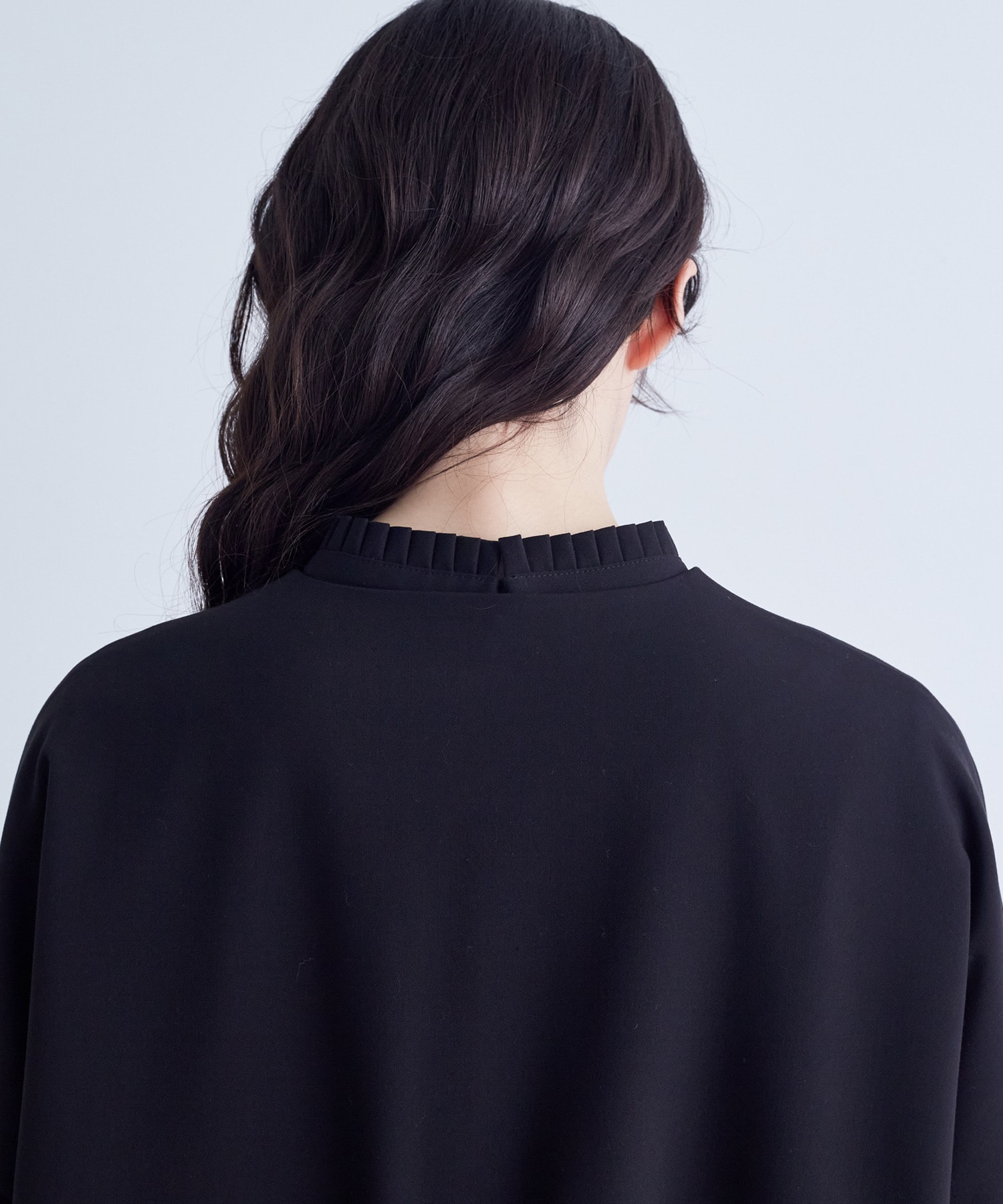 【congés payés】ラウンドカラーショートジャケット 詳細画像 ブラック 8