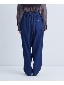 【congés payés】｜2BUY10%OFF・3BUY20%OFF｜ベルト付きデニムワイドパンツ 詳細画像 インディゴブルー 14