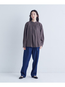 【congés payés】｜2BUY10%OFF・3BUY20%OFF｜ベルト付きデニムワイドパンツ 詳細画像 インディゴブルー 8