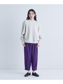 【congés payés】裾タックイージーパンツ 詳細画像 チャコールグレー 1