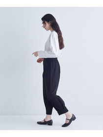 【congés payés】裾タックイージーパンツ 詳細画像 チャコールグレー 18