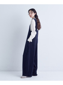 【congés payés】｜2BUY10%OFF・3BUY20%OFF｜Vネックオーバーオール 詳細画像 ネイビー 14