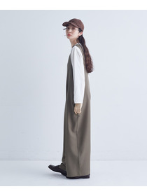 【congés payés】｜2BUY10%OFF・3BUY20%OFF｜Vネックオーバーオール 詳細画像 ネイビー 3