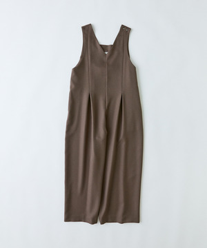 【congés payés】｜2BUY10%OFF・3BUY20%OFF｜Vネックオーバーオール 詳細画像 カーキ 1