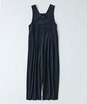 【congés payés】｜2BUY10%OFF・3BUY20%OFF｜Vネックオーバーオール 詳細画像 ネイビー 1