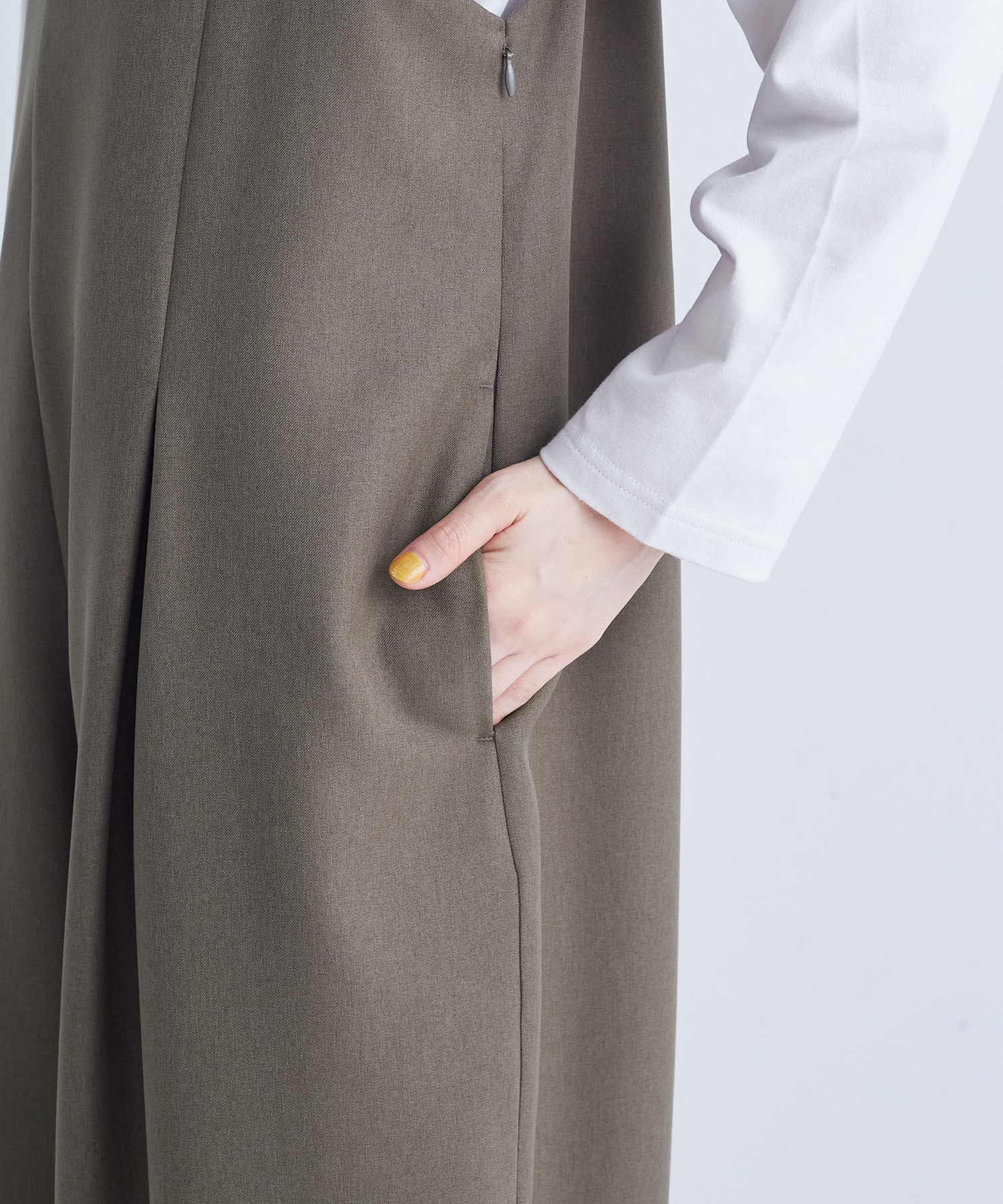 【congés payés】｜2BUY10%OFF・3BUY20%OFF｜Vネックオーバーオール 詳細画像 ネイビー 11