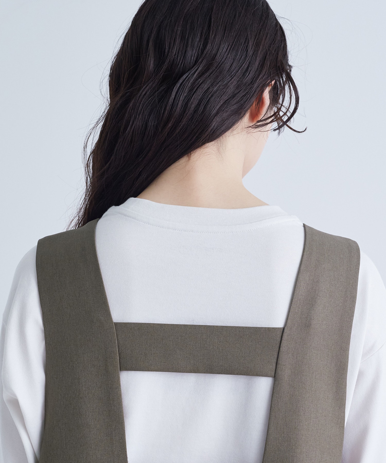 【congés payés】｜2BUY10%OFF・3BUY20%OFF｜Vネックオーバーオール 詳細画像 ネイビー 9