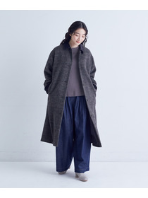 【congés payés】｜2BUY10%OFF・3BUY20%OFF｜タックデニムワイドパンツ 詳細画像 インディゴブルー 1