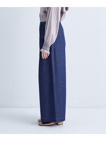 【congés payés】｜2BUY10%OFF・3BUY20%OFF｜タックデニムワイドパンツ 詳細画像 インディゴブルー 11