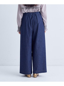 【congés payés】｜2BUY10%OFF・3BUY20%OFF｜タックデニムワイドパンツ 詳細画像 インディゴブルー 12