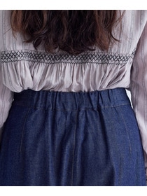 【congés payés】｜2BUY10%OFF・3BUY20%OFF｜タックデニムワイドパンツ 詳細画像 インディゴブルー 14