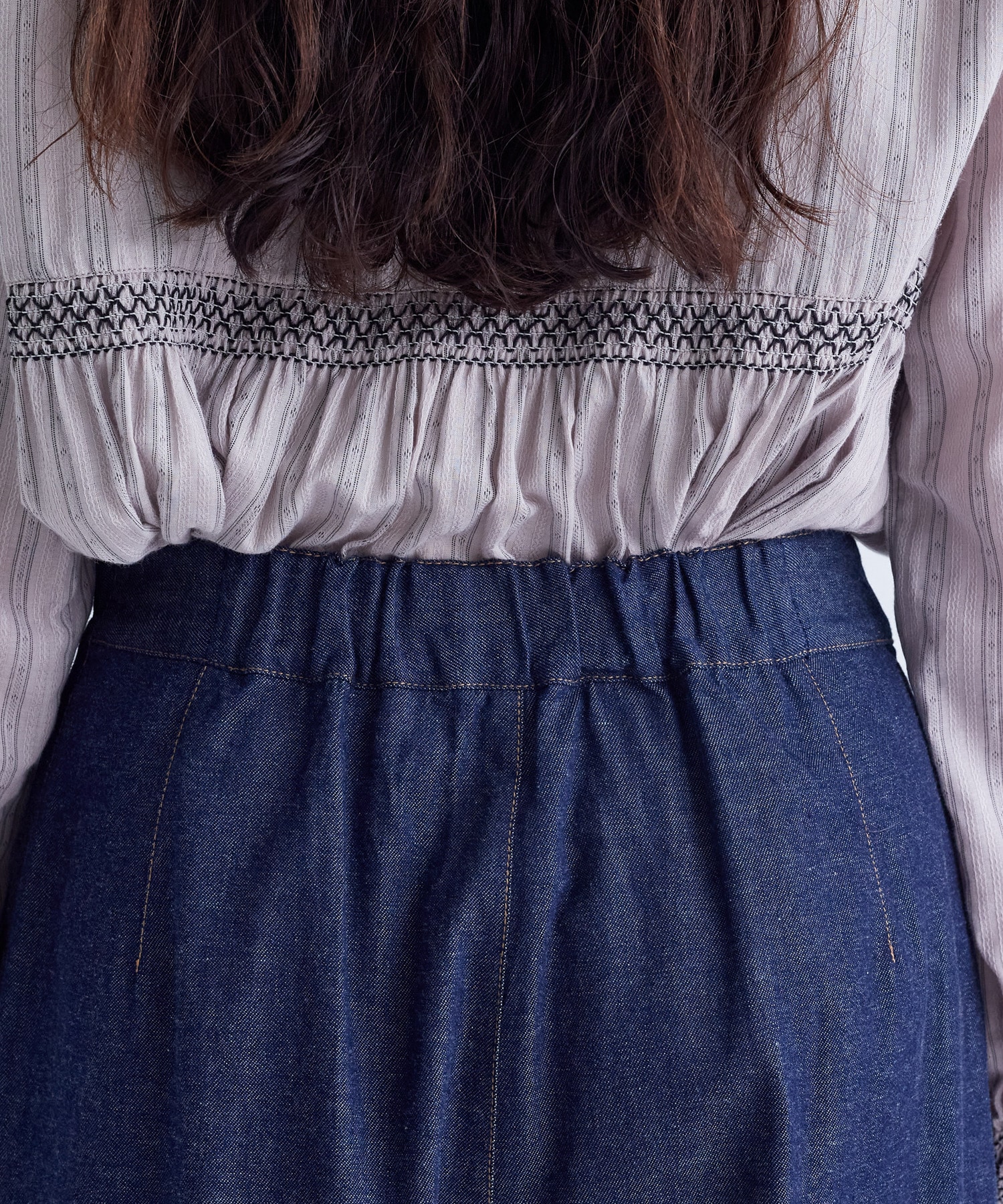 【congés payés】｜2BUY10%OFF・3BUY20%OFF｜タックデニムワイドパンツ 詳細画像 インディゴブルー 14