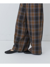 【congés payés】｜2BUY10%OFF・3BUY20%OFF｜【11月ベストセラーブランド内2位】【11月お気に入り登録ブランド内4位】コットンネルイージーパンツ 詳細画像 チェック 26