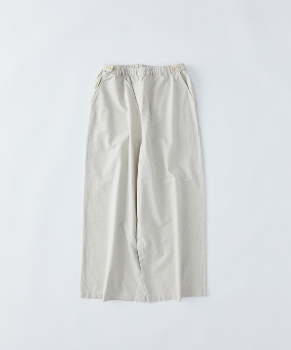 【congés payés】｜2BUY10%OFF・3BUY20%OFF｜【11月ベストセラーブランド内2位】【11月お気に入り登録ブランド内4位】コットンネルイージーパンツ