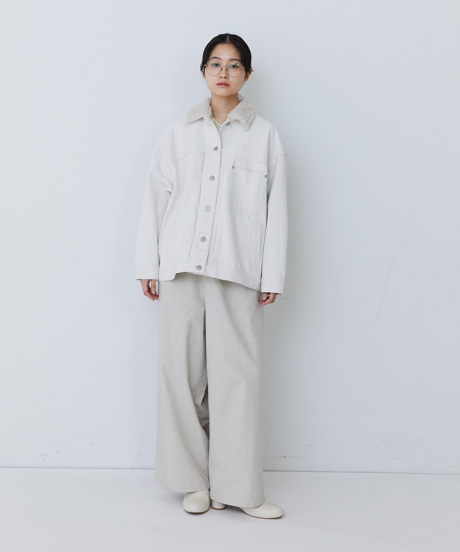 【congés payés】｜2BUY10%OFF・3BUY20%OFF｜【11月ベストセラーブランド内2位】【11月お気に入り登録ブランド内4位】コットンネルイージーパンツ 詳細画像 チェック 33