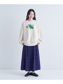 【congés payés】｜2BUY10%OFF・3BUY20%OFF｜モールチェックスカート 詳細画像 ブラック系その他 1