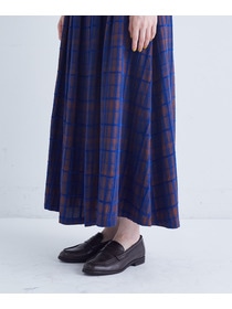 【congés payés】｜2BUY10%OFF・3BUY20%OFF｜モールチェックスカート 詳細画像 ブラック系その他 12