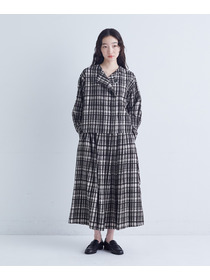 【congés payés】｜2BUY10%OFF・3BUY20%OFF｜モールチェックスカート 詳細画像 ブラック系その他 15