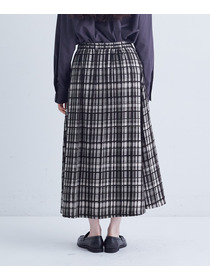 【congés payés】｜2BUY10%OFF・3BUY20%OFF｜モールチェックスカート 詳細画像 ブラック系その他 24