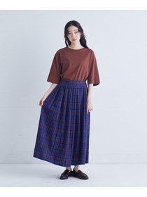 【congés payés】｜2BUY10%OFF・3BUY20%OFF｜モールチェックスカート 詳細画像 ブラック系その他 3